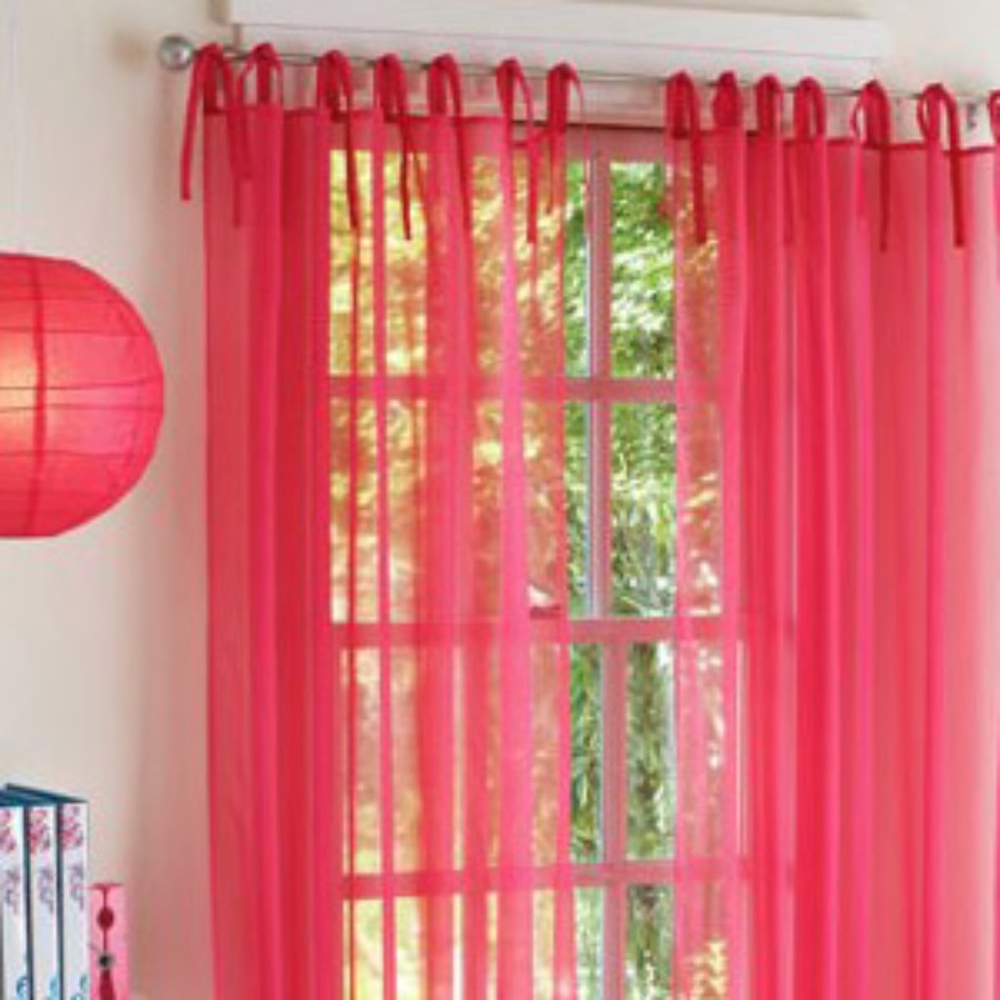 FWB 💝 Your Zone Tie-Top Curtains